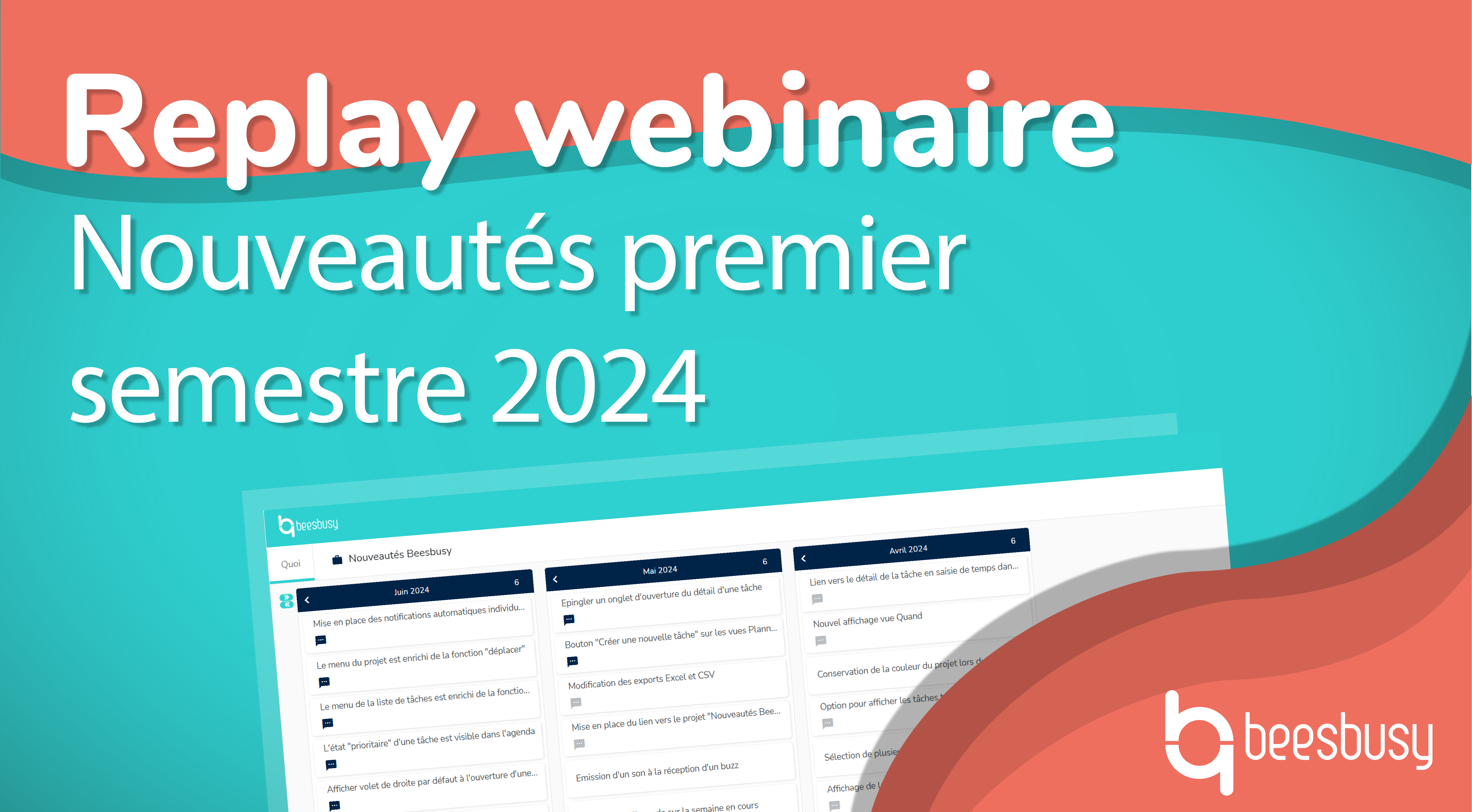 Replay du webinaire de présentation des nouveautés du 1er semestre 2024